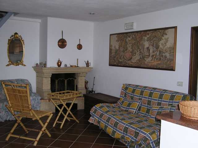 The living-room on the ground floor